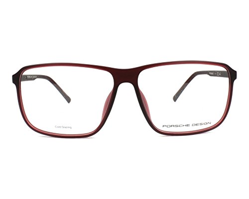 Unbekannt Porsche Herren S0351485 Brillenfassungen auf Rezept, rot