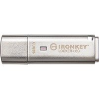 Kingston Technology IronKey Locker+ 50 USB-Stick 128 GB USB Typ-A 3.2 Gen 1 (3.1 Gen 1) Silber (IKLP50/128GB)