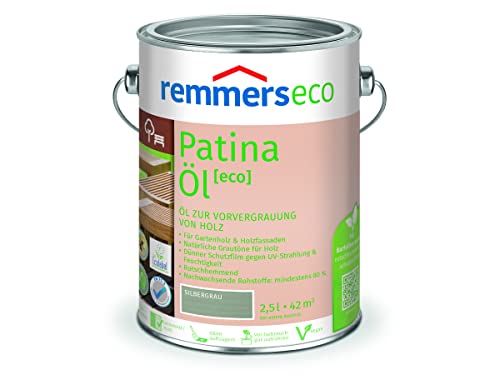 Remmers Gartenholz-Öle [eco] Holzpflege Möbelpflege (2,5 l, Patina-Öl)