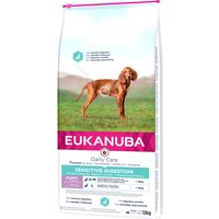 Eukanuba Daily Care Sensitive Digestion Welpenfutter - Trockenfutter für Welpen mit sensibler Verdauung, Magenfreundlich mit leicht verdaulichem Reis, 12 kg