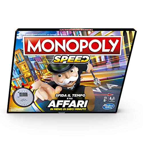 Hasbro Monopoly - Speed (Spiel in Box, Hasbro Gaming)