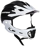 Cratoni Downhill Helm C-Maniac, Black-White Matt, Gr. S-M (52-56 cm)