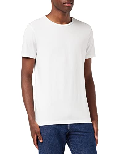 HUGO Herren Round T-Shirt, Weiß (White 100), X-Large (Herstellergröße: XL) (2er Pack)