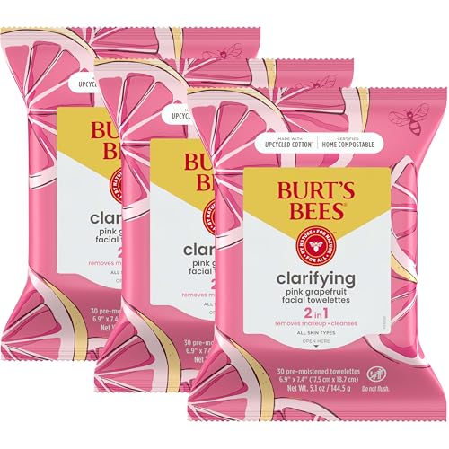 Burt 's Bees Sensitive Reinigung Tücher mit Baumwolle-Extrakt