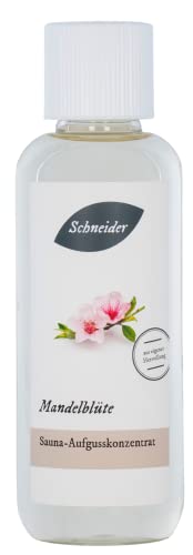 Saunabedarf Schneider - Aufgusskonzentrat Mandelblüte - lieblich-blumiger Saunaaufguss - 250ml Inhalt