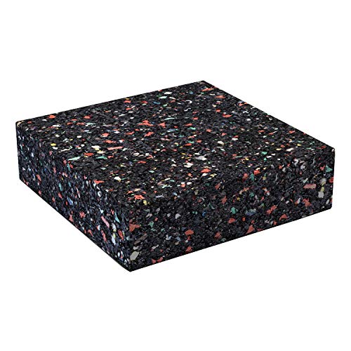 DEMMELHUBER Terrassenpads Gummigranulat auf Recyclingbasis Pad Gummipad (50 Stück, 90 x 90 x 20 mm)