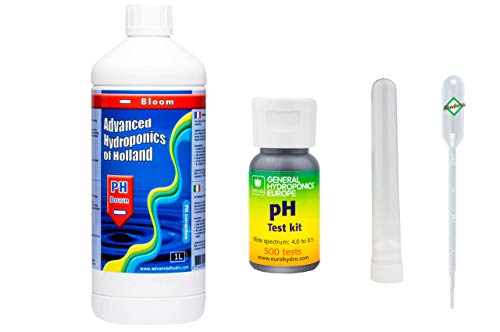 Weedness Advanced Hydroponics pH-Minus 500 ml Blüte + pH Tester - Regulieren Blüte & Wachstum Grow Indoor