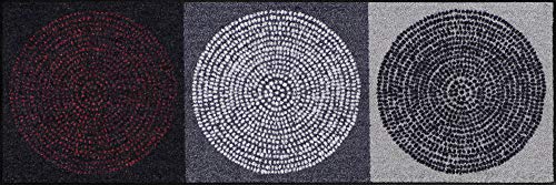 Salonloewe Fußmatte grau Größe 25x75 cm