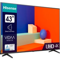 Hisense 43A6K Fernseher 109,2 cm (43 ) 4K Ultra HD Smart-TV WLAN Schwarz [Energieklasse F] (43A6K)
