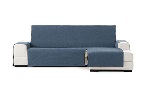 Eysa Loira Protect wasserdichte und atmungsaktive Sofa überwurf, 65% Polyester 35% Baumwolle, blau, 240 cm