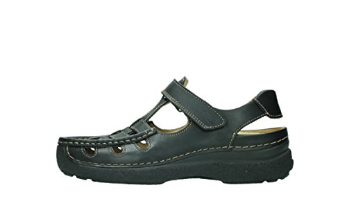 Wolky Comfort Komfortschuhe Roll Sandal Men - 50000 Leder schwarz - 45