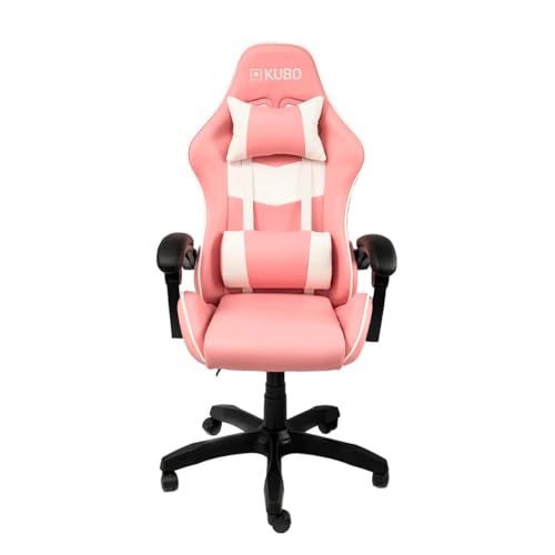kubo Ergonomischer Gaming-Stuhl, Rosa, One Size