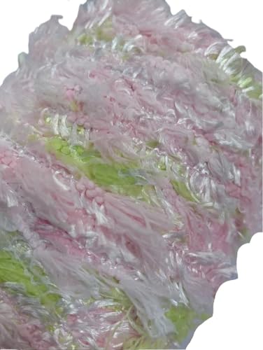250 g ausgefallenes Strickgarn, segmentgefärbtes Blüten-Wollgarn, handgemischt, Beutel, DIY-Faden, Verkabelung, Häkelgarn (Color : Color 4)