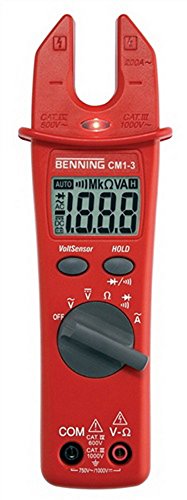 Stromzangen-Multimeter 0,1 V-750 V AC 0,1 A-200 A Wechselstr. mit Batterien CM 1-3