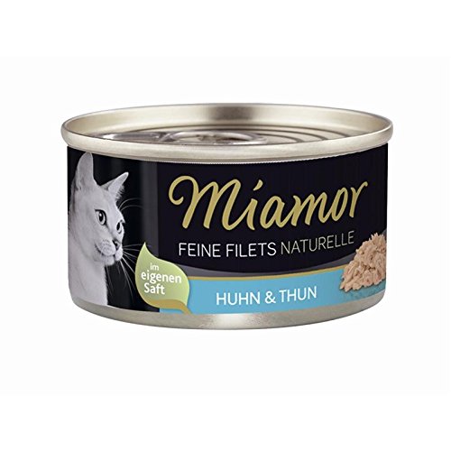Miamor Feine Filets Naturelle Huhn & Thunfisch 80g (Menge: 24 je Bestelleinheit)