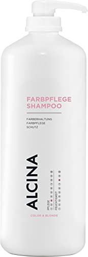 ALCINA Farbpflege-Shampoo - 1 x 1250 ml - pflegt, repariert und schützt stark beanspruchtes, coloriertes, gesträhntes oder dauergewelltes Haar