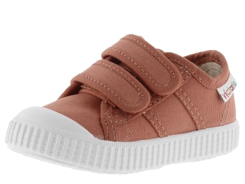 victoria Jungen Unisex Kinder 136606, 1915 Korb Streifen Leinwand Sneaker, Rostrot (Teja), 23 EU