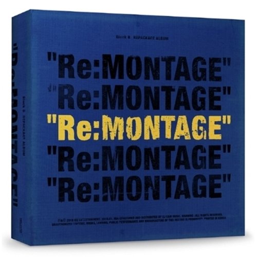 CJ E&M Block B - Re:Montage (6Th Mini Album Repackage) Cd+Booklet+Photocard+2018 Calendar Set+Golden Ticket