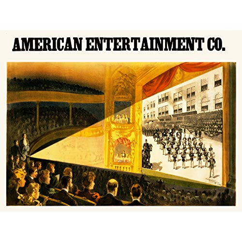 Wee Blue Coo Kunstdruck auf Leinwand, Motiv: Werbung Theatre Stage Movie Film American Entertainment Band