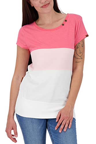 Alife and Kickin Damen CoraAK T-Shirt, Flamingo, XL