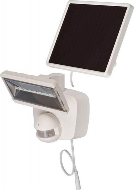 brennenstuhl Solar LED-Wandleuchte SOL 800 plus, IP 44, weiß
