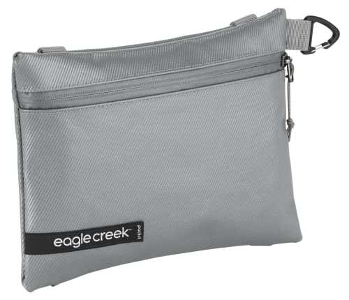 Eagle Creek Pack-It Gear Pouch Schutztasche Reisetasche Organizer für schwere Werkzeuge oder nasse Ausrüstung – Ultra-langlebige, wasserabweisende 900D Poly-Twill mit sicherem Reißverschluss, River Rock – klein