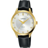 Lorus Woman Damen Uhr analog Quarzwerk mit Leder Armband RG202RX9