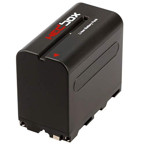 HEDBOX | RP-NPF970 | Li-Ion Akku 6600mAh Ersatz für Sony NP-F970 und DCR-VX2100, HDR-AX2000, FX1, FX7, HVR-Z1 Kameras