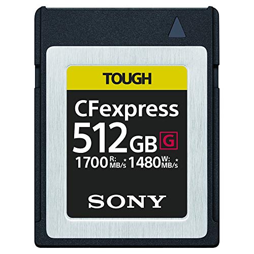Sony CEB-G512 CFexpress Speicherkarte (512GB, 1700MB/s, Schreibgeschwindigkeit 1480MB/s)