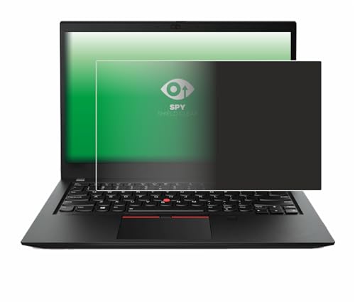 upscreen Anti-Spy Blickschutzfolie kompatibel mit Lenovo ThinkPad T490s Privacy Screen Sichtschutz Displayschutz-Folie