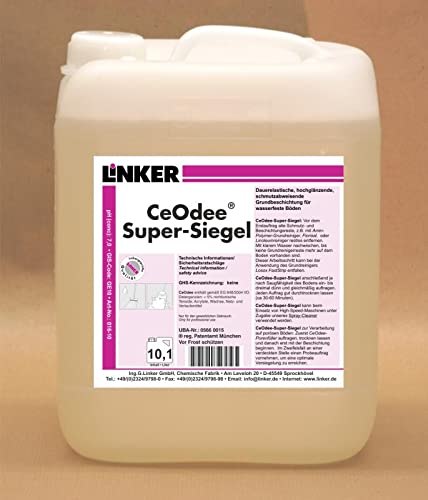 Linker Chemie CeOdee® Super Siegel Grundbeschichtung 10,1 Liter Kanister | Reiniger | Hygiene | Reinigungsmittel | Reinigungschemie |