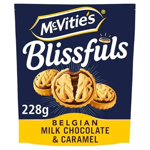 McVitie's Blissfuls Belgische Milchschokolade & Karamell, 228 g, 6 Stück