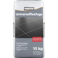 Primaster Universalflexfuge 1 - 15 mm zementgrau 15 kg
