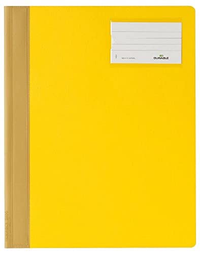 Durable 250004 Schnellhefter (für A4, Überbreite) 25er Packung gelb