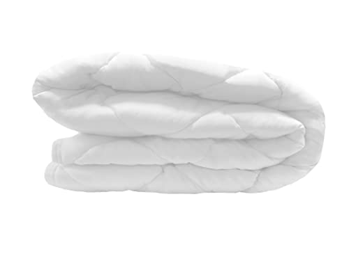 Poyet Motte Toronto Bettbezug Polyester Weiß, Polyester, weiß, 200x200x1 cm