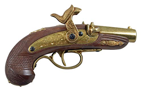 Denix Replik Derringer Pistole messingfarben Philadelphia USA 1862 Colt Waffe