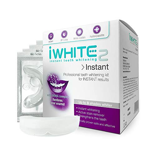 iWhite Instant 2 Teeth Whitening Kit | Wiederaufbau von Zahnschmelz | Professionelle Zahnaufhellung