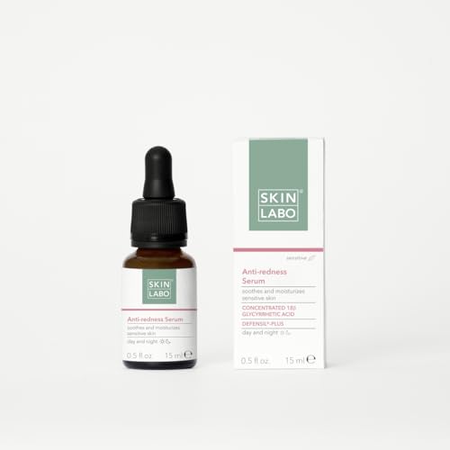 SkinLabo Antioxid-Serum, reduziert und verhindert Hautrötungen, beruhigt und befeuchtet empfindliche Haut, mit Glycerol und Pflanzenöl, 15 ml