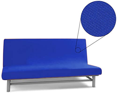 Biancaluna Weiß Sofabezug 2 Sitze blau