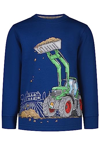 SALT AND PEPPER Jungen Sweatshirt mit gedrucktem Traktor Motiv aus Baumwolle