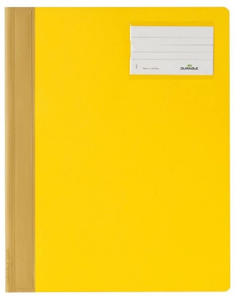 Durable Schnellhefter für A4 Überbreite, gelb, 25er Packung, 250004