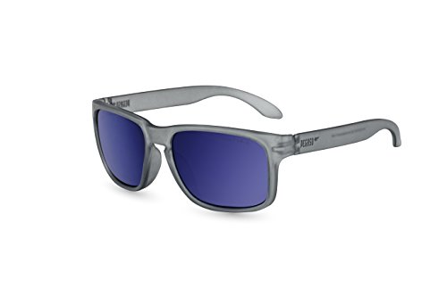 Pegaso Unisex-Erwachsene 145.02-Schutzbrillenreihe Sun Modell Rocky Graue Linse PC Solar Blue Mirror, Gris/Espejo Azul Revo