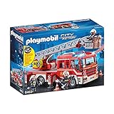Playmobil City Action Les pompiers 9463 Camion de pompiers avec échelle pivotante