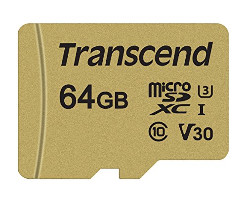 Transcend 64GB microSDXC/SDHC 500S Memory Card / Speicherkarte TS64GUSD500S