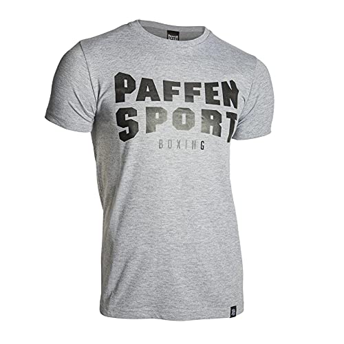 Paffen Sport «Black Logo» T-Shirt; grau; GR: S