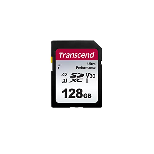 TRANSCEND 128 GB SD-Karte UHS-I U3 A2 Ultra Performance, TS128GSDC340S