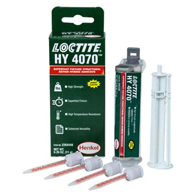 LOCTITE® HY 4070 ist ein Zweikomponenten-Hybridklebstoff Cyanacrylat/Acryl Gel farblos