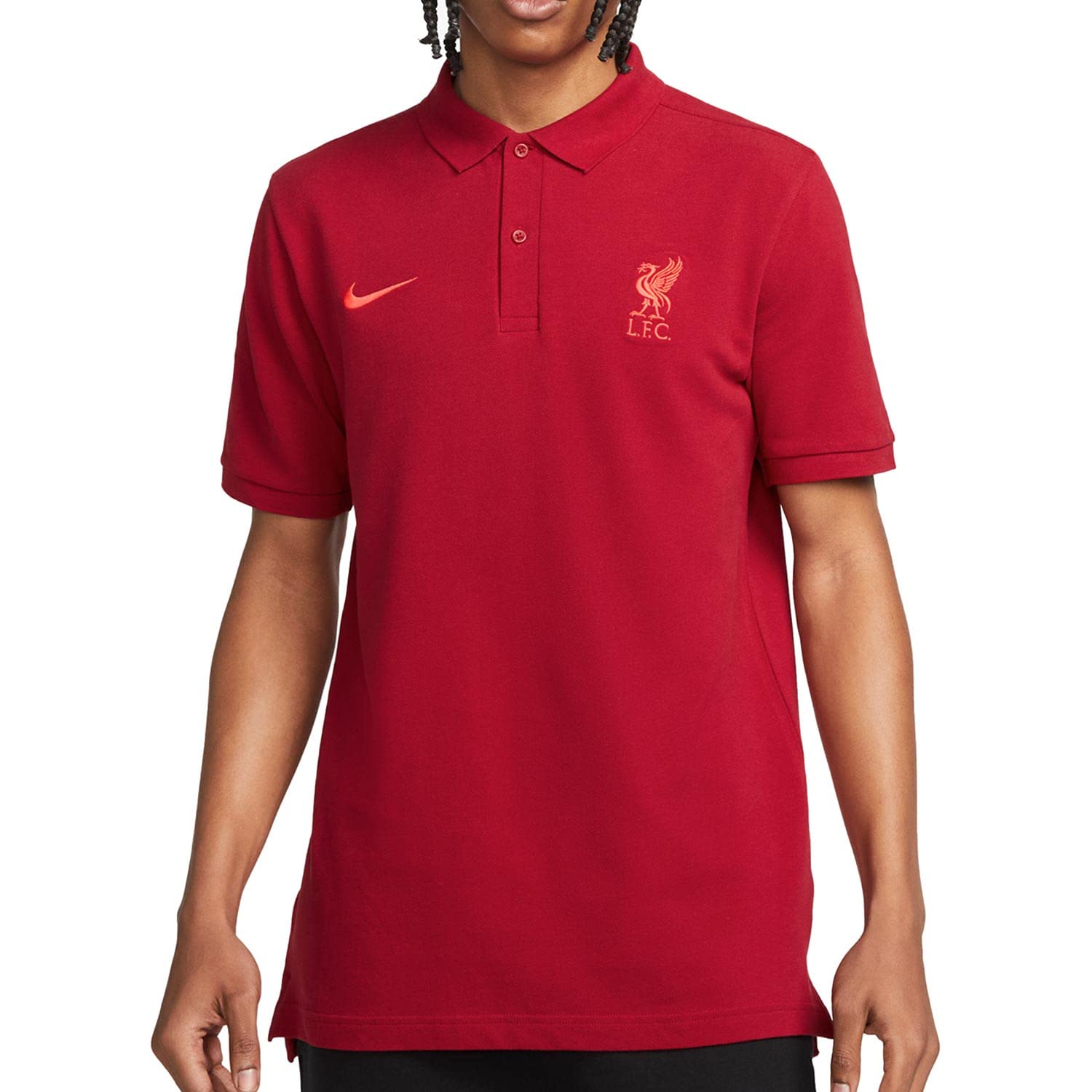 Liverpool FC Herren Saison 2022/23 Offizielle Trikot T-Shirt , Tough Red/Siren Red, S