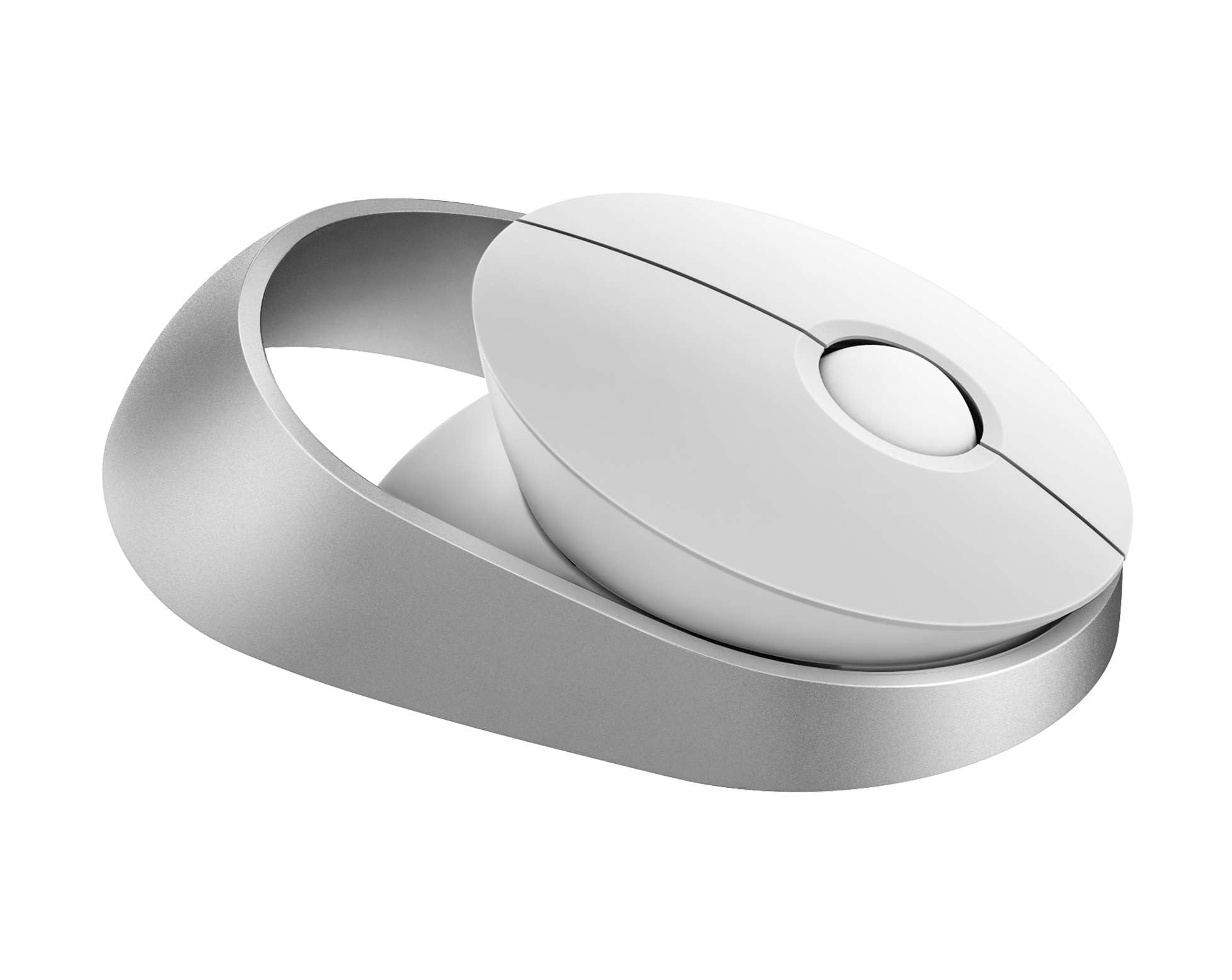 Rapoo Ralemo Air 1 kabellose Maus wireless Mouse 1600 DPI Sensor umweltfreundlicher wiederaufladbarer Akku ergonomisch für Links- und Rechtshänder PC & Mac - weiß
