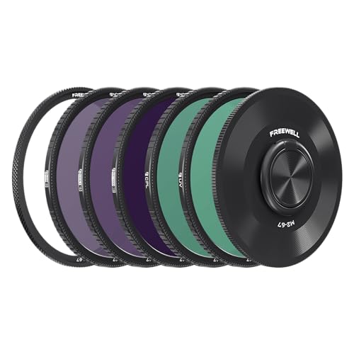 Freewell M2 Magnetic Quick Swap 5er-Pack 67mm ND8, ND64, ND1000, CPL & UV-Filter